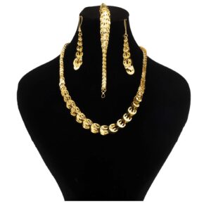 18 carat gold half set for women, Yartala Gallery, Melissa model, code SR08