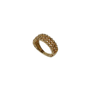 18 carat gold ring for women, sphere model