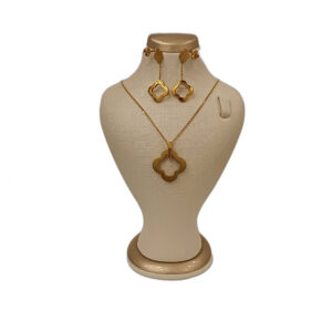 Half set of 18 karat gold for women, Vancliffe luxury model