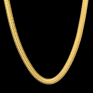 Women's 18-carat gold necklace, mustajabi gold, Arta model, code 01