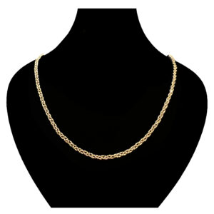 18 carat gold necklace for women, model dk682