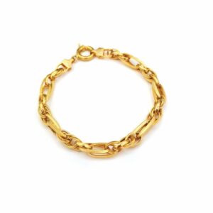 18 carat gold bracelet for women, ring model
