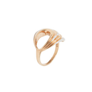 18 carat gold ring for women, model C0050