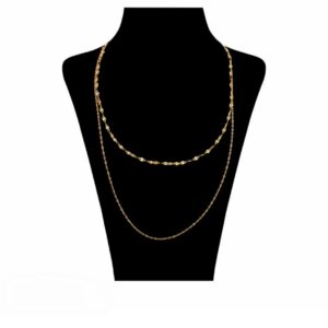 Women's 18 carat gold chain, model EL1268