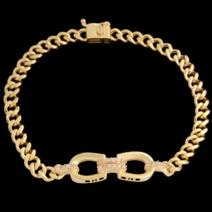 Women's 18-carat gold bracelet, mustajabi gold, code N3