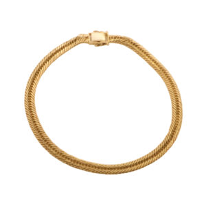 18 carat gold bracelet for women, Japanese model 21700