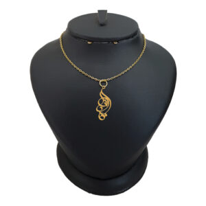 18 carat gold necklace for girls, Leirda model, name of the shell, code akm 192