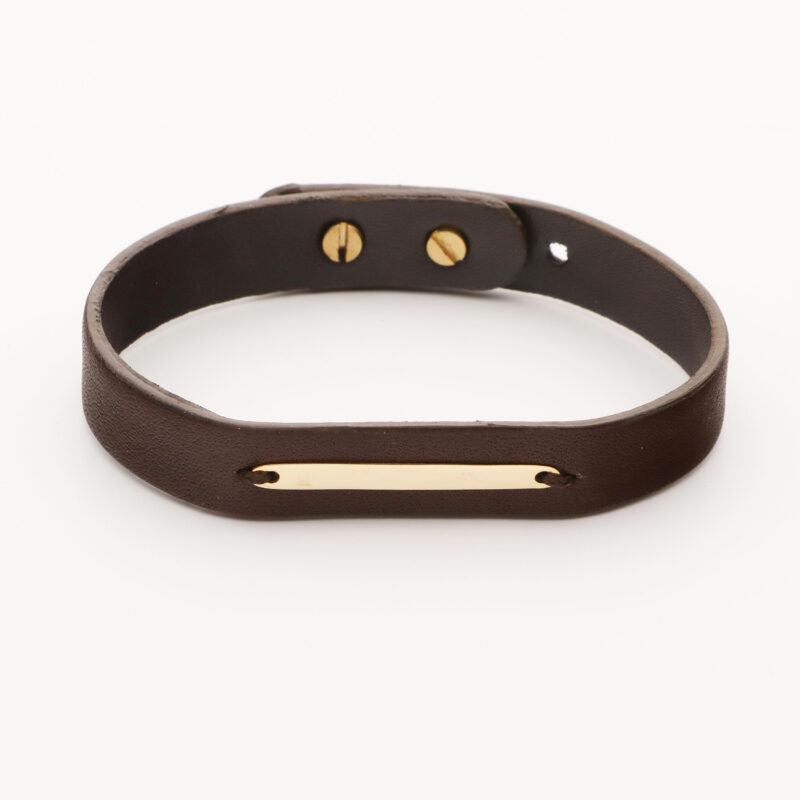18 carat gold bracelet for men, model 14065390