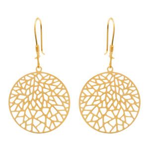 Sehi 18 carat gold earrings for women, model SE04