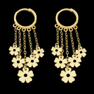 18 carat gold earrings for women, Ellen Nar, model EN670159