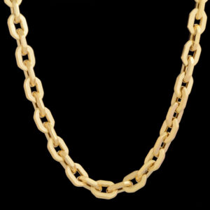 Men's 18 carat gold chain, Mustajabi gold, Golestane model, code R60