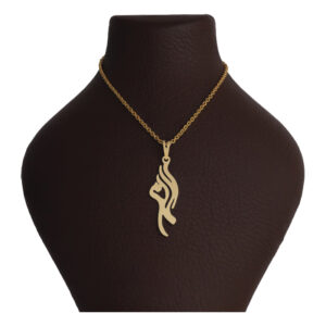 18 carat gold necklace for girls, Leirda model, inspiration, code akm 083