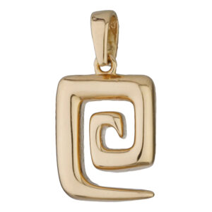 18 carat gold necklace pendant for women Taj model G323