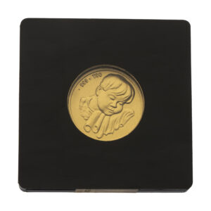 24-karat gold bullion with the relief design of Jan Madar