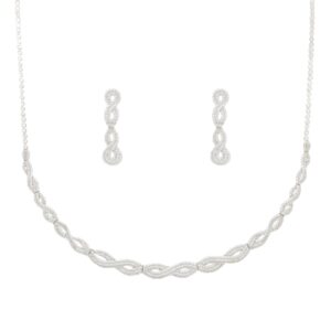 Half set of 18 carat gold for women, model C0037