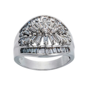 18 carat gold ring for women, Seven Jewelry, model 2429