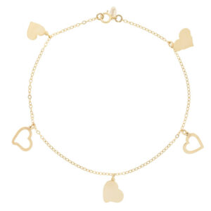 Women's 18-karat gold bracelet, model ELN0073