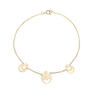 Women's 18-karat gold bracelet Elen Nar model ELN0059