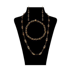 Women's 18 carat gold half set Ellen Nar model 0654
