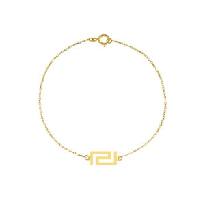 Women's 18 carat gold bracelet, model GAN084