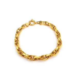 Women's 18 carat gold bracelet with sharif complex chain model