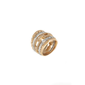 Women's 18 carat gold ring model DRC25-29d Portofino design