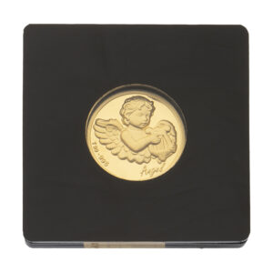 24 carat gold bullion with angel design
