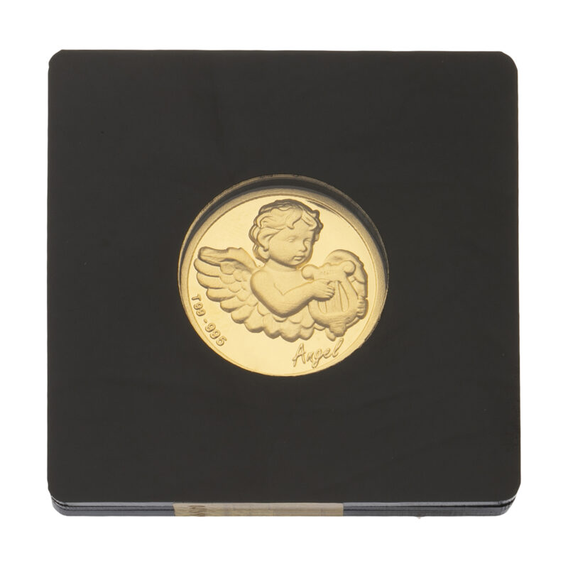 24 carat gold bullion with angel design