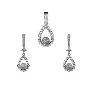 Half set of 18 carat gold for women, Seven jewelry, model 0088