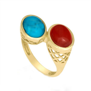 Women's 18 carat gold ring model DRC21-25d