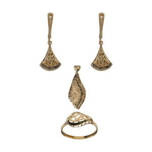 Maya Mahek 18 carat gold half set for women, model MS0697