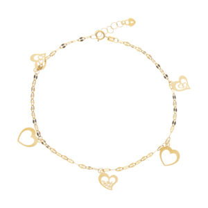 Women's 18-karat gold bracelet, ELN0163 model