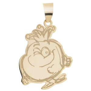 Women's 18 carat gold necklace pendant, model ELN0610