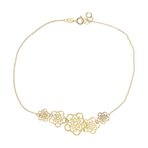 Women's 18-karat gold bracelet, model ELN0144