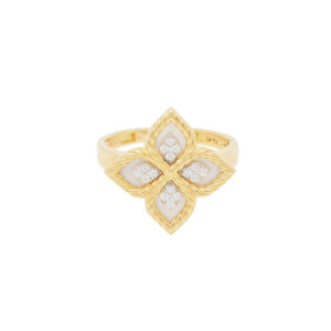 18 carat gold ring for women, model Roberto Quinn J0033