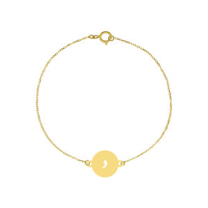 18 carat gold bracelet for women, model D GAN045