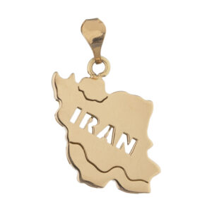 18 carat gold necklace pendant for women, model ELN1708