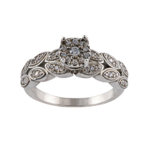 18 carat gold ring for women, Seven Jewelry, model 2287