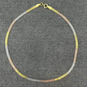 18 carat gold bracelet for women, model dk093