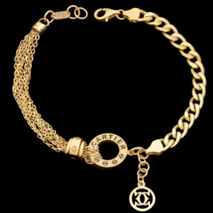 Women's 18 carat gold bracelet Mustajabi gold code 67081