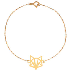 Women's 18-karat gold bracelet, Elen Nar, model of fox design, ELN2039
