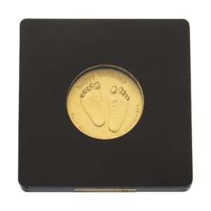 24 carat gold bar with embossed birthday design