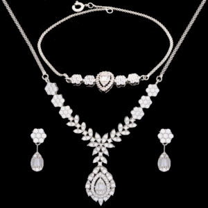 Half set of 18 carat gold for women, Mustajabi gold, code 07