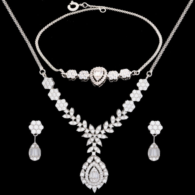 Half set of 18 carat gold for women, Mustajabi gold, code 07