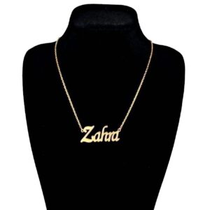 18 carat gold necklace pendant for women, model eln1478
