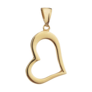 Women's 18 carat gold necklace pendant, model ELN1310
