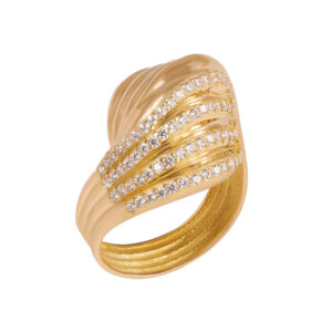 18 carat gold ring for women, Seven Jewelry, model 3625
