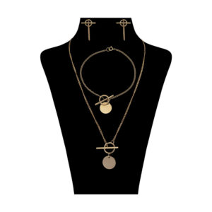 Women's 18 carat gold half set Ellen Nar model 0583