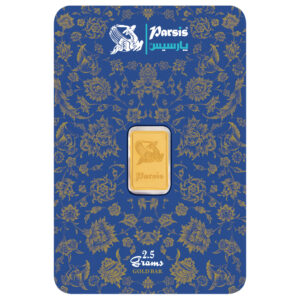 Parsis 24 carat gold bar model 2.5