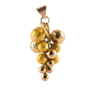 18 carat gold necklace pendant for women, good friend, cluster model dk849